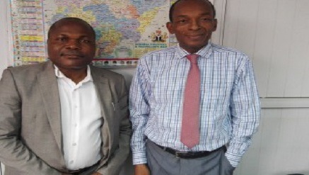 (L-r): Francis Okoh Gilat Satcom's VP sales in Nigeria and Yemi Oshodi, chief operating officer at ICSL.
